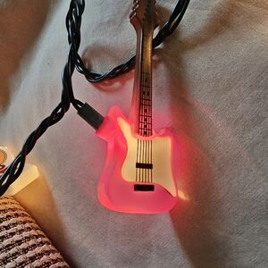 Hard Rock Cafe Red Guitar Light